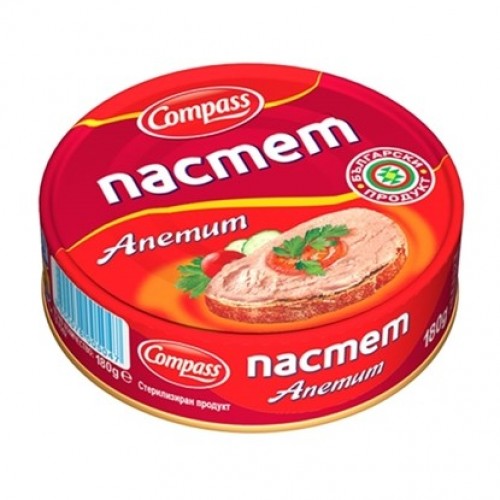 PATE APETTITE 180GR "COMPASS" 56PCS IN BOX, PRICE PER PCS.