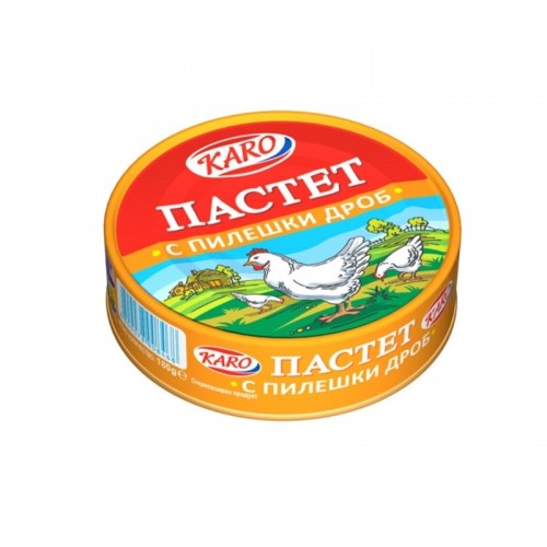 PATE KARO CHICKEN LUNG 300GR "COMPASS" 24PCS IN BOX, PRICE PER PCS.