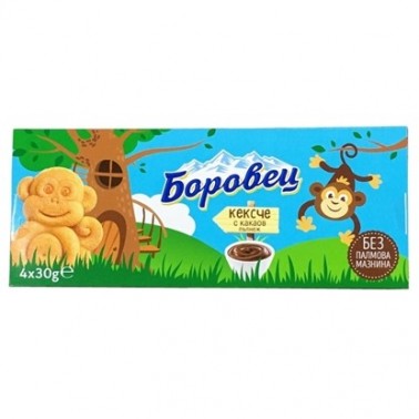 MINI CAKE BOROVETS COCOA 120GR "DEN-NOSHT" 16PCS IN BOX, PRICE PER PCS.