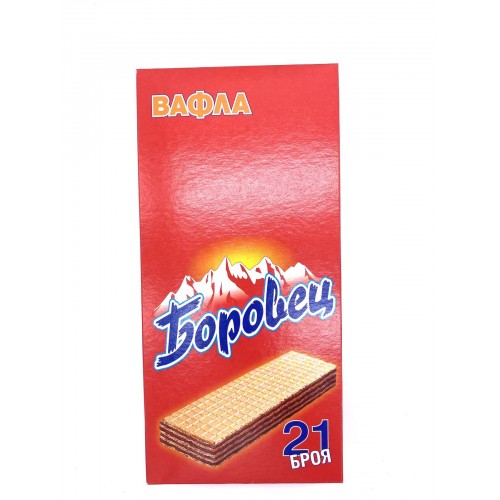 COCOA WAFERS "BOROVETZ" 21PCS PACK 630gr, 21PACKS IN A BOX, PRICE PER PACK