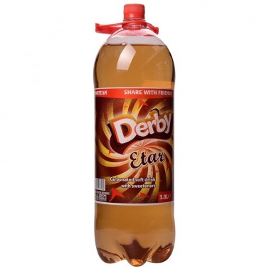 ETAR CARBONATED DRINK 3L "DERBY" 4PCS IN PACK, PRICE PER PCS.