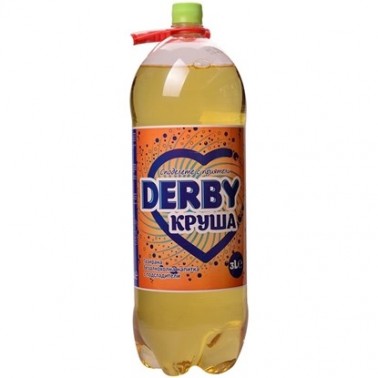 PEAR CARBONATED DRINK 3L "DERBY" PRICE PER PCS.