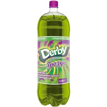 GRAPES CARBONATED DRINK 3L "DERBY" PRICE PER PCS.