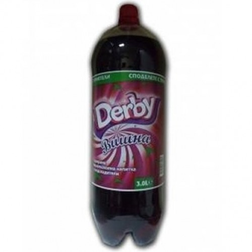 SOUR CHERRY CARBONATED DRINK 3L "DERBY" PRICE PER PCS.