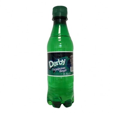 CARBONATED WATER 300ML "DERBY" PRICE PER PCS.