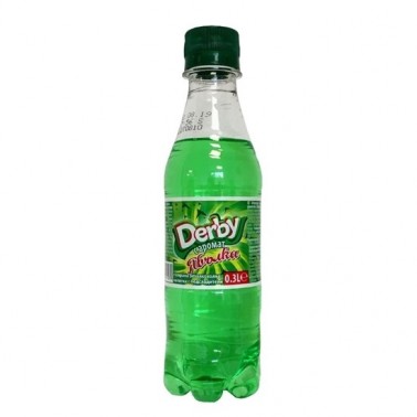 GREEN APPLE CARBONATED DRINK 300ML "DERBY" PRICE PER PCS.