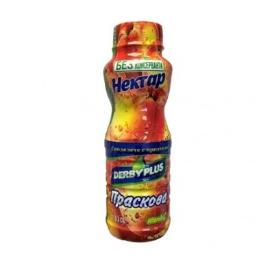 PEACH NECTAR 330ML "DERBY" PRICE PER PCS.