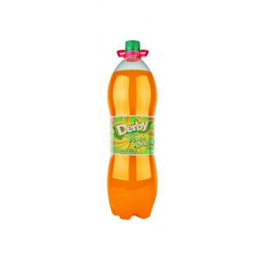 CARBONATED DRINK, PEACH APRICOT 2L "DERBY", 6PCS IN A PACK, PRICE PER PCS.