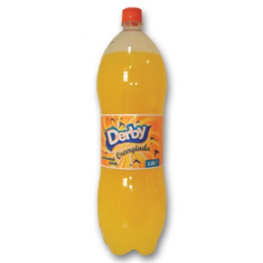 CARBONATED DRINK, ORANGADE 2L "DERBY" 6PCS IN A PACK, PRICE PER PCS.
