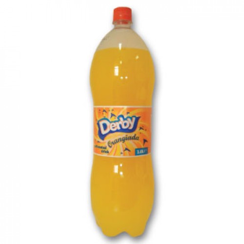CARBONATED DRINK, ORANGADE 2L "DERBY" 6PCS IN A PACK, PRICE PER PCS.
