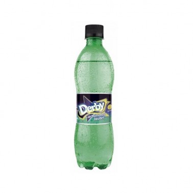 CARBONATED WATER WITH LEMON TASTE 500ML "DERBY" PRICE PER PCS.