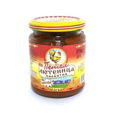 LYUTENITSA PETEL 270GR SPICY "DERONI" PRICE PER PCS.
