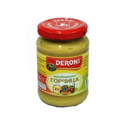 MUSTARD 200GR TRADITIONAL "DERONI" PRICE PER PCS.