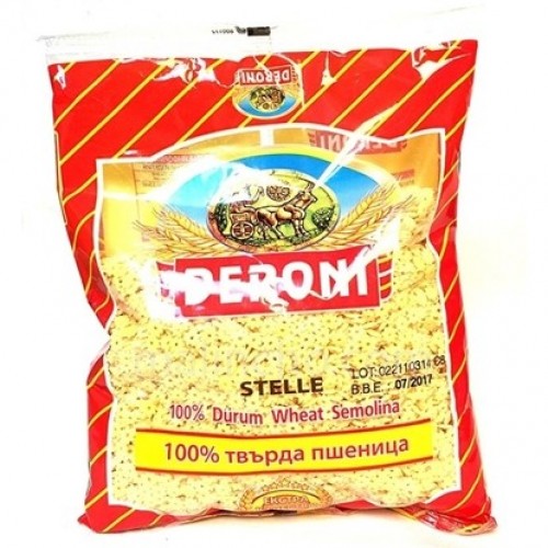 PASTA STARS 400GR "DERONI" PRICE PER PCS.