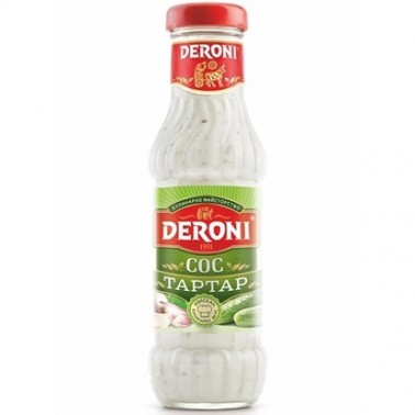 TARTAR SAUCE 305GR "DERONI" 6PCS IN BOX, PRICE PER PCS.