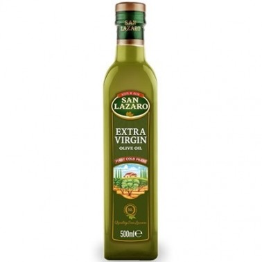OLIVE OIL SAN LAZARO 500ML EXTRA VIRGIN "DERONI" 12PCS IN BOX, PRICE PER PCS.