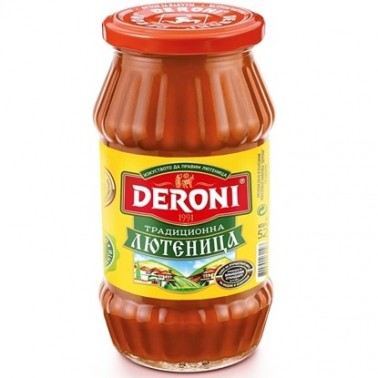LYUTENITSA 520GR TRADITIONAL "DERONI" PRICE PER PCS.