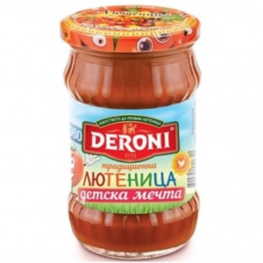 LYUTENITSA 260GR KIDS DREAM TRADITIONAL "DERONI" PRICE PER PCS.
