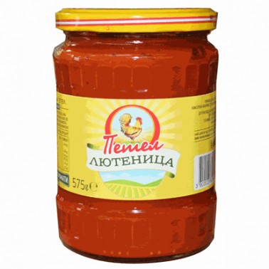 LYUTENITSA PETEL 575GR TRADITIONAL "DERONI" 6PCS IN BOX, PRICE PER PCS.