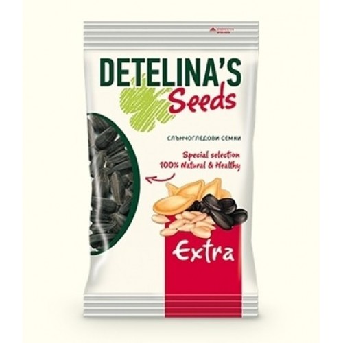 SUNFLOWER SEEDS EXTRA 100GR "DETELINA" 20PCS IN PACK, PRICE PER PCS.