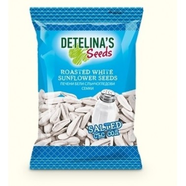 SUNFLOWER SEEDS BAKED WHITE 75GR "DETELINA" 20PCS IN PACK, PRICE PER PCS.