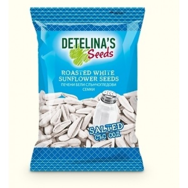 SUNFLOWER SEEDS BAKED WHITE 75GR "DETELINA" 20PCS IN PACK, PRICE PER PCS.
