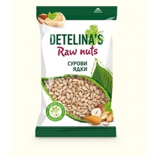 SUNFLOWER SEEDS PEELED RAW 100GR "DETELINA" PRICE PER PCS.