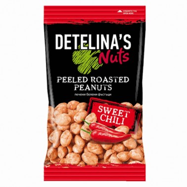 PEANUTS SWEET CHILLI 70GR "DETELINA" 12PCS IN PACK, PRICE PER PCS.