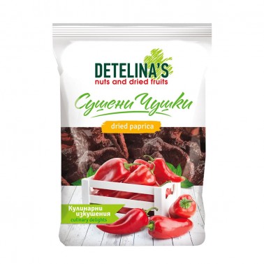 DIRED PEPPERS 80GR "DETELINA" PRICE PER PCS.