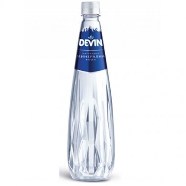 MINERAL WATER NATURAL RET CRYSTAL 750ML "DEVIN" 6PCS IN PACK, PRICE PER PCS.