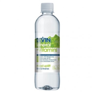 VITAMIN WATER 425ML COCONUT AND PINEAPPLE "DEVIN" 6PCS IN PACK, PRICE PER PCS.