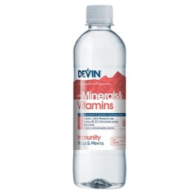 VITAMIN WATER 425ML STRAWBERRY AND MINT "DEVIN" 6PCS IN PACK, PRICE PER PCS.