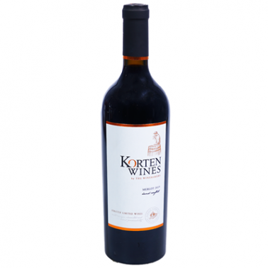 RED WINE KORTEN MERLOT 0.75L 14.5% ''DOMAINE BOYAR" 6PCS IN PACK, PRICE PER PCS.