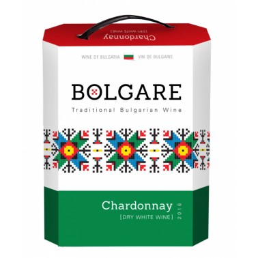 WINE BOLGARE CHARDONNAY 3L 12% ''DOMAINE BOYAR" 3PCS IN PACK, PRICE PER PCS.