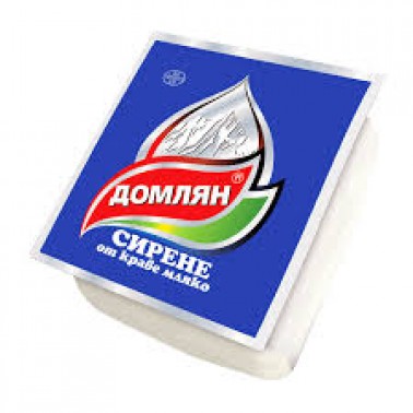 WHITE COW CHEESE BOX 800GR "DOMLYAN" PRICE PER PCS.