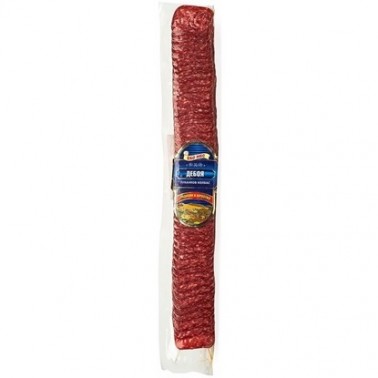 LARDED SALAMI BURGAS SLICE 110GR VACUUM "EKOMES" PRICE PER PCS.