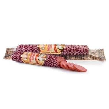 LARDED SALAMI MOSKOVSKI VACUUM 200GR "EKOMES" PRICE PER PCS.
