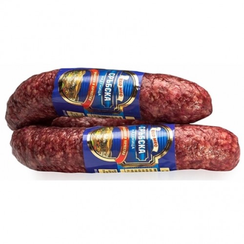 SERBIAN SAUSAGE "EKOMES" PRICE PER KG.