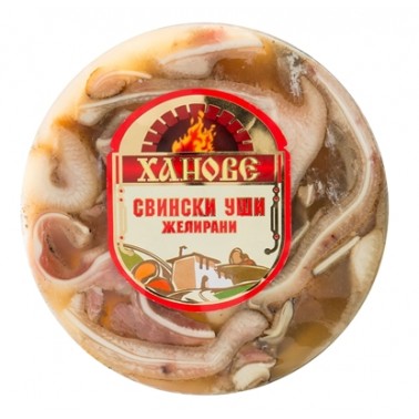 PORK EARS JELLY VACUUM HANOVE 200GR "EKOMES" PRICE PER PCS.