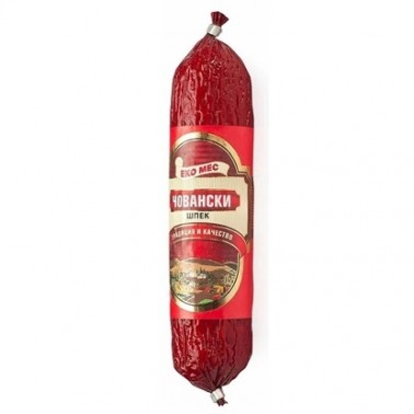LARDED SALAMI CHOVANSKI VACUUM 190GR "EKOMES" PRICE PER PCS.