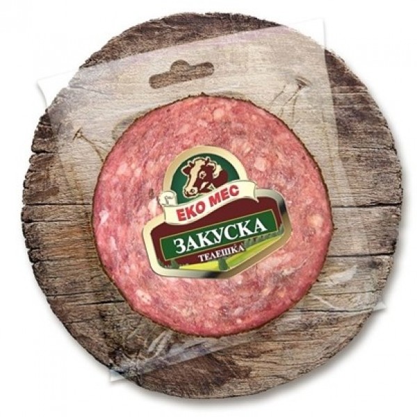VEAL BREAKFAST SALAMI 150GR "EKOMES" PRICE PER PCS.