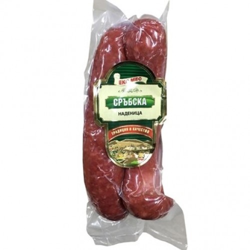 SERBIAN SAUSAGE VACUUM "EKOMES" PRICE PER KG.