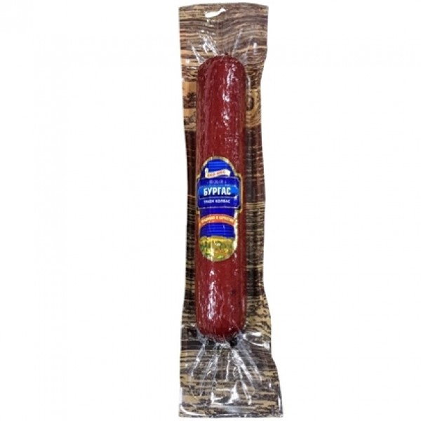 SALAMI LARDED BURGAS VACUUM LONG "EKOMES" PRICE PER KG.