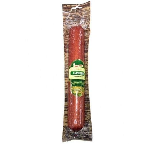 LARDED SALAMI TARNOVO VACUUM "EKOMES" PRICE PER KG.