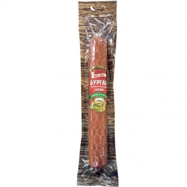 SALAMI LARDED BURGAS RED 220GR "EKOMES" PRICE PER PCS.
