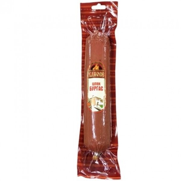 SALAMI LARDED BURGAS F16 GASTRO VACUUM HANOVE "EKOMES" PRICE PER KG.