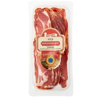KAISER PORK NECK TRAKIYA SLICE 140GR "EKOMES" PRICE PER PCS.