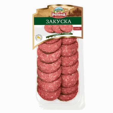 BREAKFAST SALAMI RODOPA PAZARDZHIK SLICE 100GR "EKOMES" PRICE PER PCS.