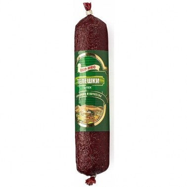 VEAL DRY SALAMI LARDED "EKOMES" PRICE PER KG.