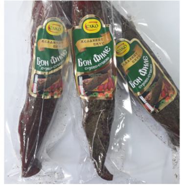 PORK FILLET, RAW-DRIED "ELKO" PRICE PER KG.